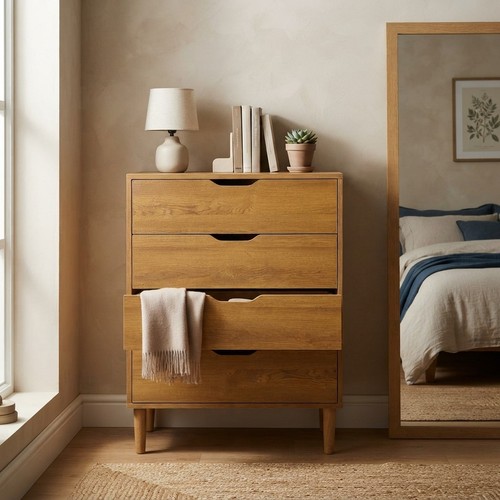 Elegant oak drawer - drawer, chest