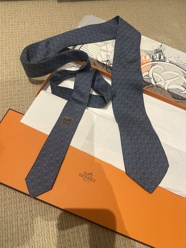 Hermes 100 silk - silk, tie