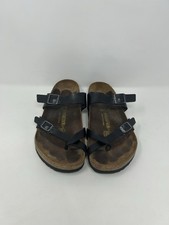 Birkenstock Mayari Sandals | Black Crisscross | Size 41 (Fits 10-10.5)