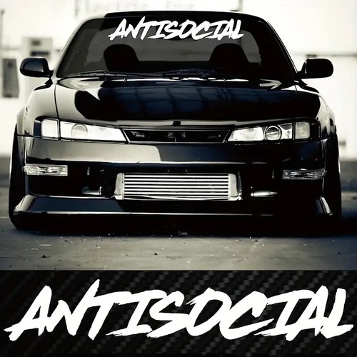 Antisocial text only - antisocial, ⭐️text