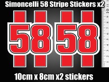 Simoncelli 58 stripes Decal