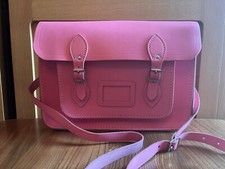 The Cambridge Satchel Company 14 Inch Leather Satchel Bag in Pink