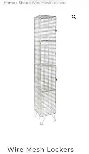 Door wire mesh - mesh, lockers