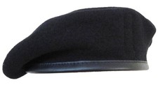 ARMY BLACK BERET Mens Large