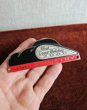 VINTAGE ENAMEL AUTOMOBILE CAR