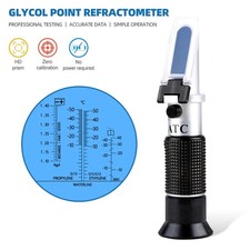 Portable ATC Refractometer 0-32% Brix Tester for Sugar Fruit Alcohol Meter UK