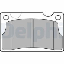 DELPHI LP39 Brake Pad Set