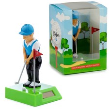 Golfer - Solar Powered Pal Dancing Figures - Novelty Ornament Car Dashboard