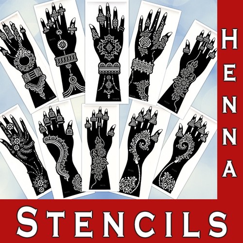 Henna mandala stencil tattoo - mandala,