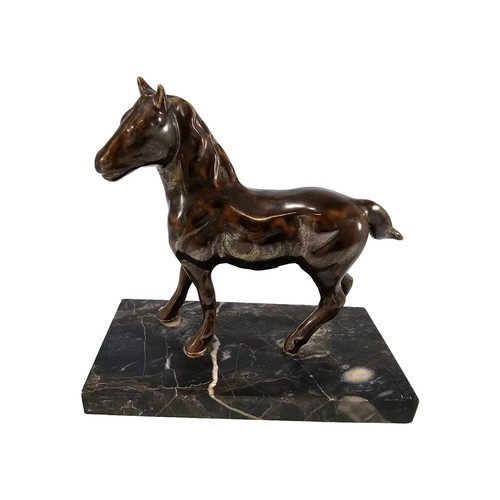 Bronze effect porcelain - effect, horse
