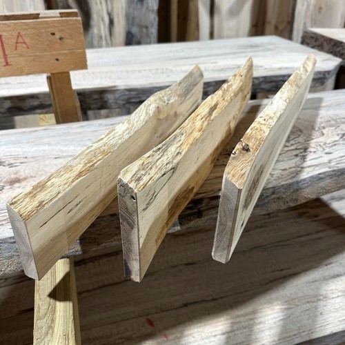 Oak shelves shelf set waney - shelves,