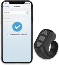 For TIK Tok Remote, for Tiktok Scrolling Ring, Bluetooth Page Turner for Kindle 