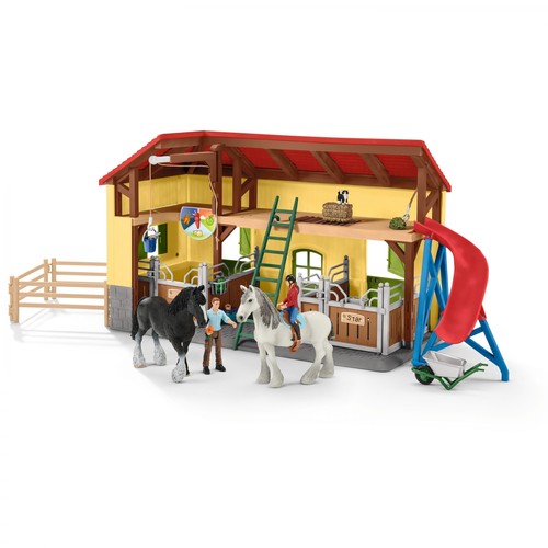 Horse stable animals farm - &,