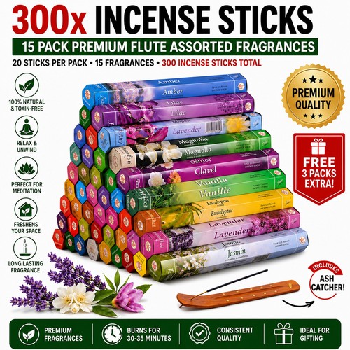300x incense sticks - incense, 15