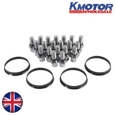 M14x1.5 Wobble Wheel Variable Bolts Spigot Rings 20pecs For BMW Vauxhall Vivaro