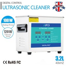 New 3.2L Digital Ultrasonic Cleaner Ultra Sonic Bath Cleaning Tank Timer Heater