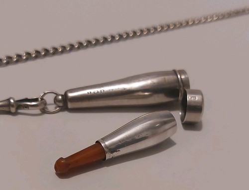 Antique sterling silver amber - antique,