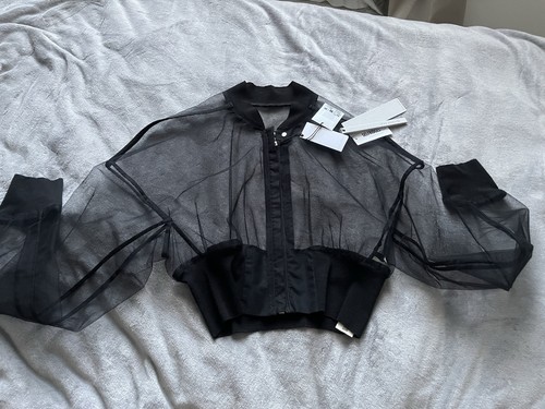 Rick owens tulle bomber - tulle,