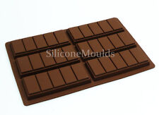 6 cell 5 Chunk Snap Bar Silicone Mould Chocolate Wax Melt FULL SIZE (56g)