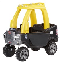 Little Tikes Cozy Truck Black Ride on Vehicle for Kids Aged 18 Months to 5 Years