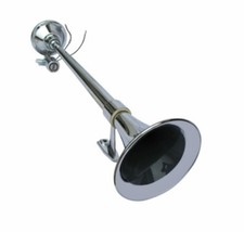 12V/24V Super Loud 139db Trumpet Air Horn Truck Van Bus Lorry Boat Metal 63cm #
