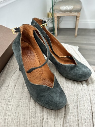 Chie mihara grey suede shoes - chie,