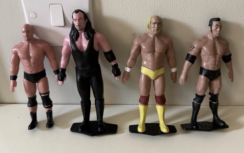 Flexfigs wwe legends 4 pack - legends,