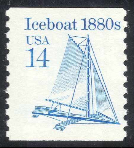 Usa 1985 iceboat ice - usa, iceboat/ice