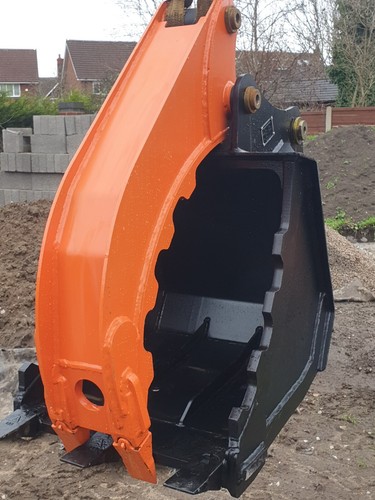 Hydraulic thumb bucket - , log