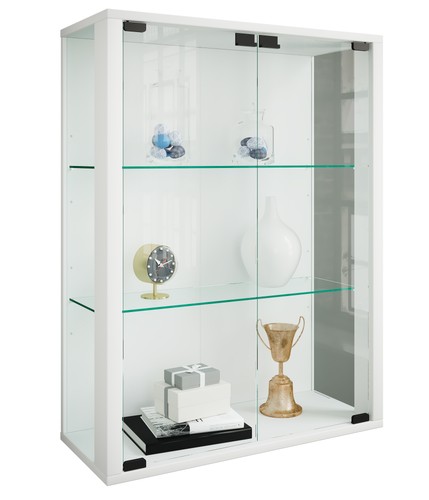 Wall display cabinet hanging