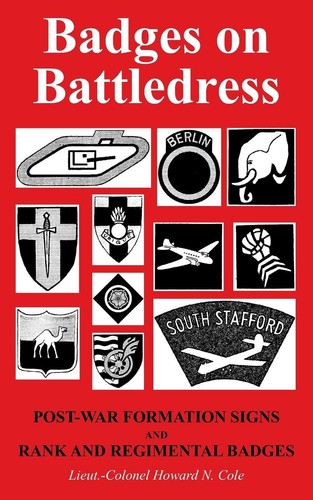 Badges battledresspost war - on, battledresspost-war