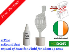 15 TESTS Combustion Leak Tester Kit Detector Head Gasket Tester Petrol Diesel