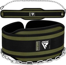 Weight Lifting dip Belt by RDX, Powerlifting Training Fitness Belt, Gym Workout