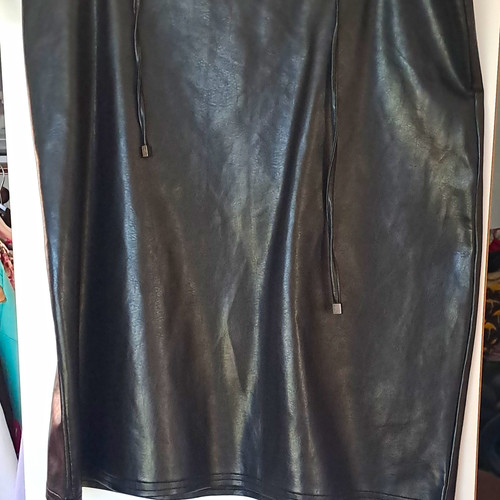 One women size black faux - one, 16