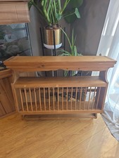 Large Vintage Pine Wall Plate