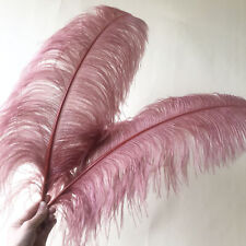Large Quality Ostrich Feathers Wedding Ornament Costume Craft Long Plume 45-50cm