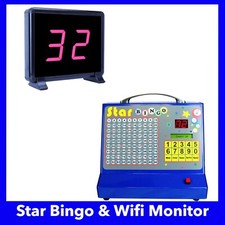 Bingo Machine Star Bingo Machine with Wireless Bingo Audience Display WIFI Unit