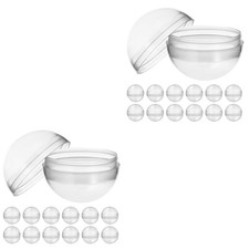 2 Pack Clear Plastic Balls