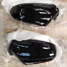 Left &Right Side Door Wing Mirror Cover Cap Black For VAUXHALL ASTRA H 2004-2009