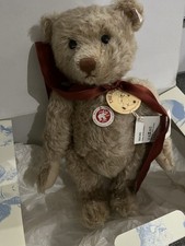 Boxed: Immaculate, Steiff Mohair Teddy Bear 36cm Growler Rare Collector Edition