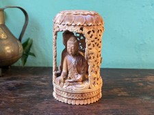 Vintage Chinese Boxwood Buddha