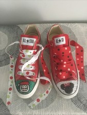 Converse Red Low top Custom
