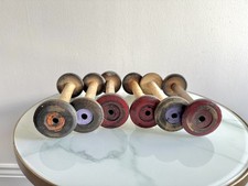 Six large Vintage Wooden