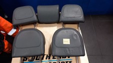 VW GOLF MK5 GTI 2007 SET OF SEATS HEADREST BLACK LEATHER