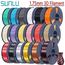 SUNLU 1.75MM PLA/Easy PA/PLA+2.0/Matte/PETG/ABS/SILK 3D Printer Filament 1KG Lot