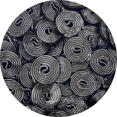 Liquorice wheels happy - wheels, by