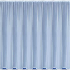 Plain White Lead Weighted Voile Net Curtain - Sold by Width - Free Postage -