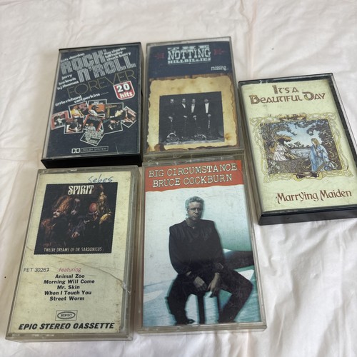 Vintage cassette tape lot - vintage, rock