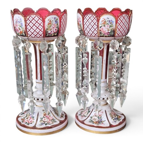 Large pair bohemian mantle - pair,