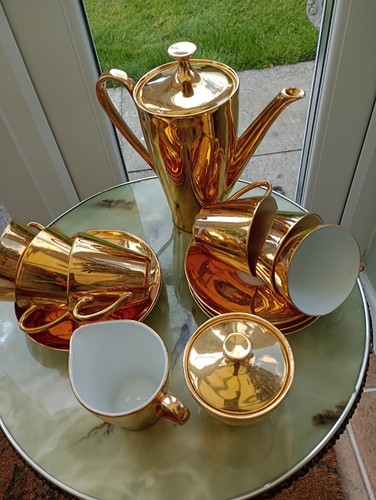 Vintage gold lustre bavarian - vintage,